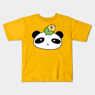 Corn Panda Face Kids T-Shirt